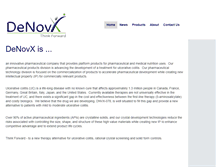 Tablet Screenshot of denovx.com